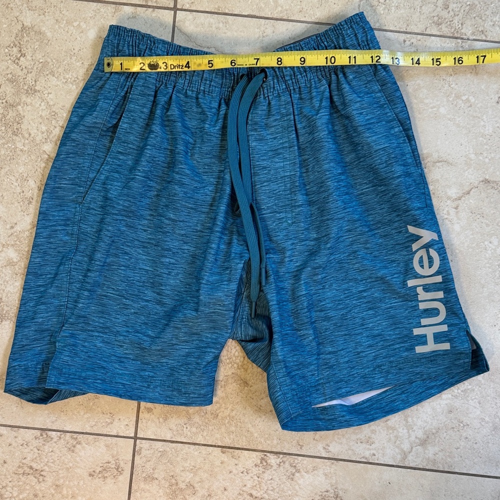 Hurley Men's Swim Teal Shorts